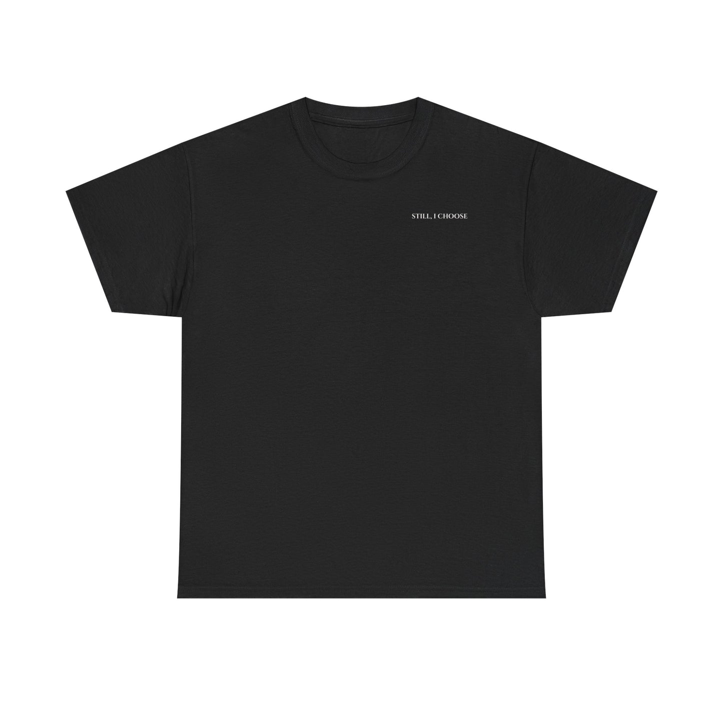 Bound by Will Minimalist Logo Tee - Black Crewneck T-Shirt
